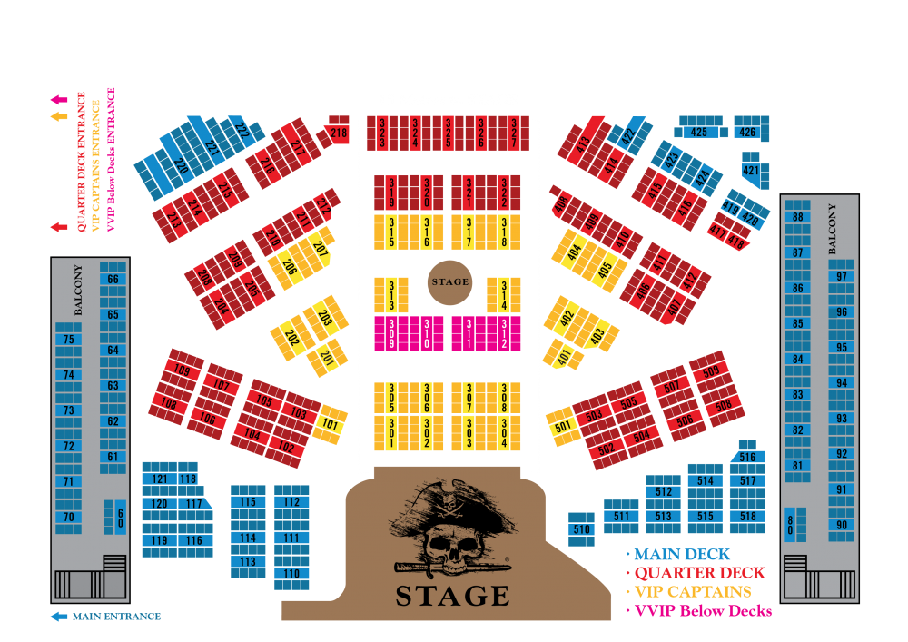 pirate voyage myrtle beach seating chart